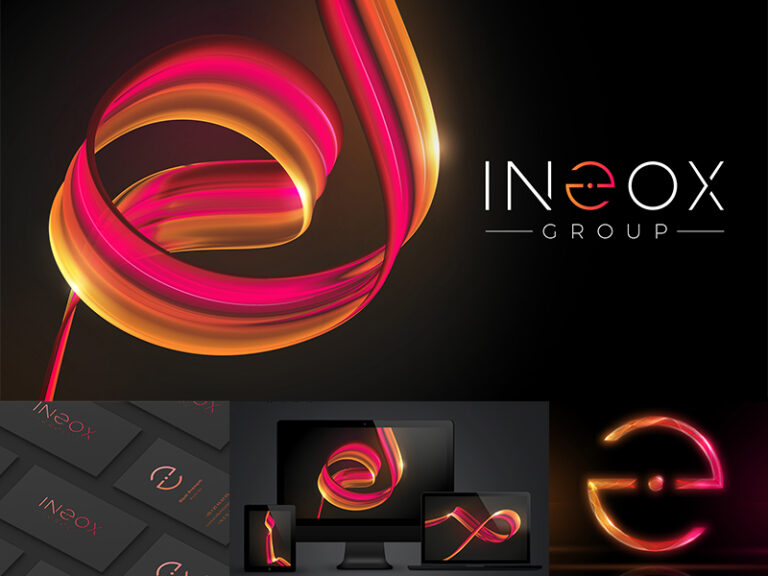 Création de logo et identité visuelle pour ineox group, réalisée par Margarita Pautrat graphiste freelance à Perpignan.