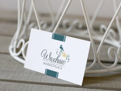 Création de cartes de visite pour waxhaw, réalisée par Margarita Pautrat graphiste freelance à Perpignan.